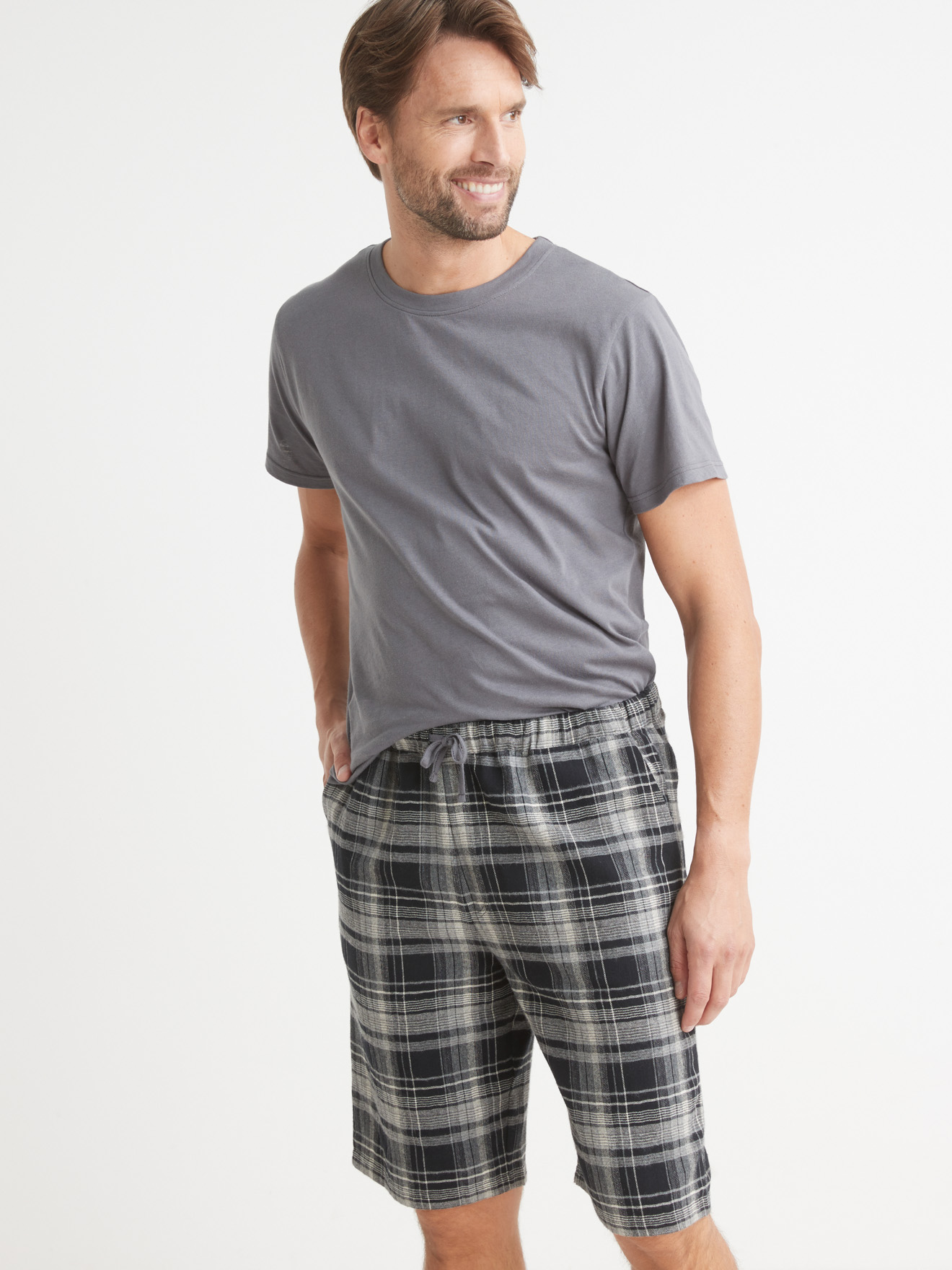 Pyjashort jersey et flanelle