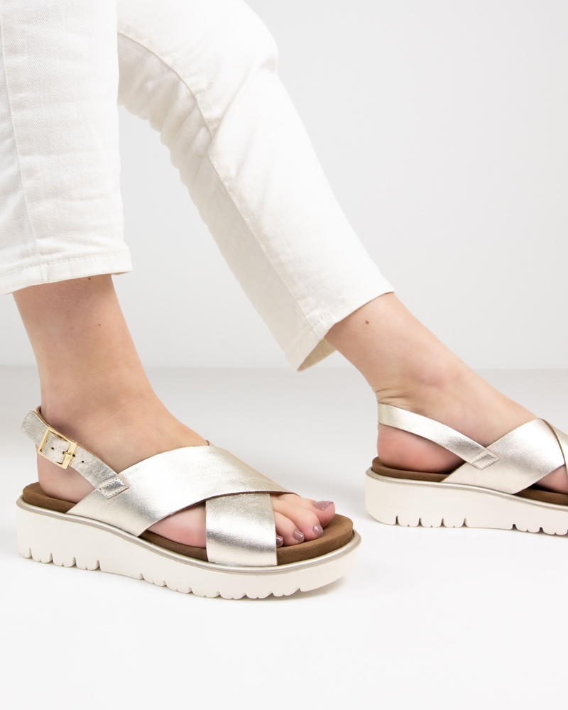 Ara Bilbao S Sandalen  - goud