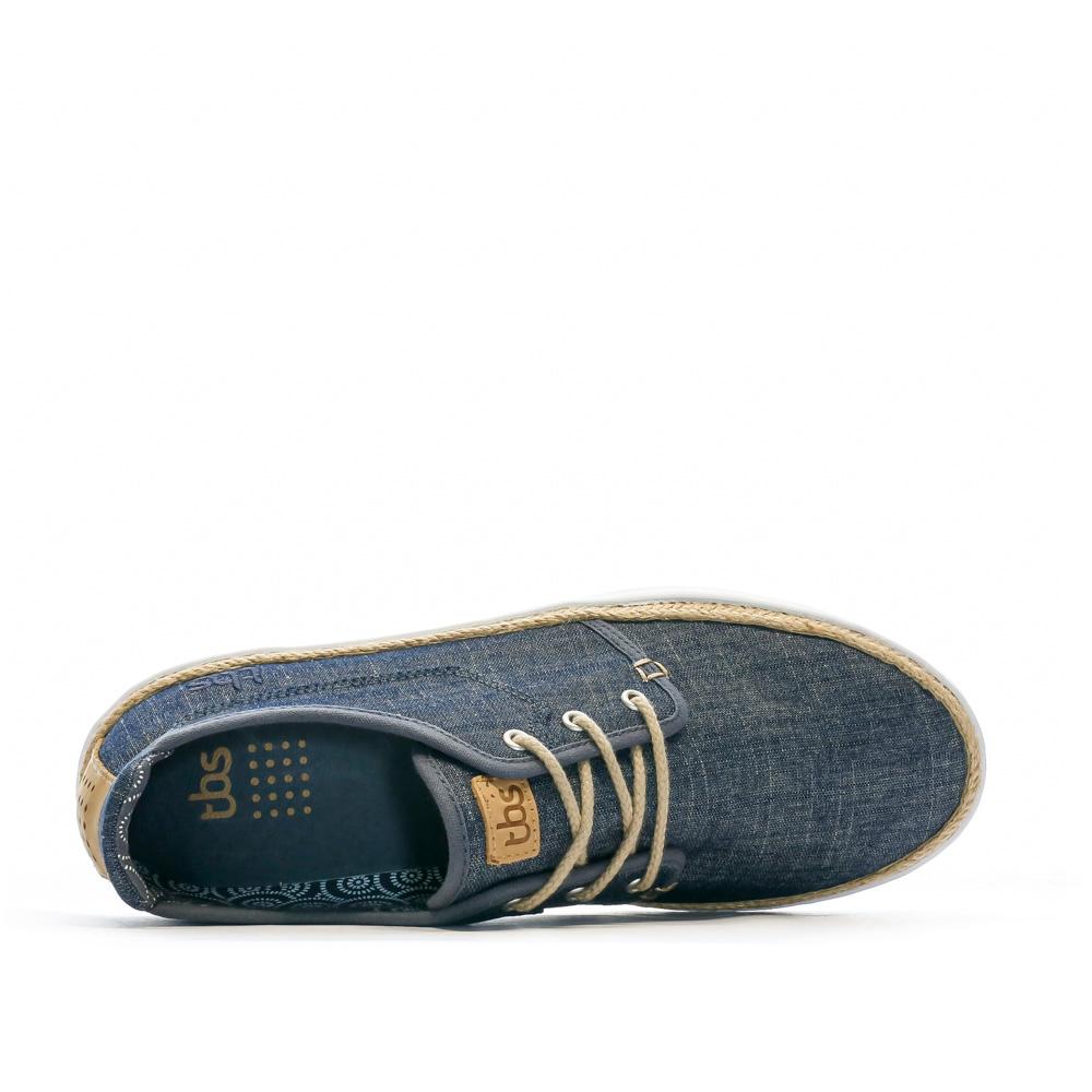 TBS Baskets en Toile Marine Homme TBS RUKKWAI