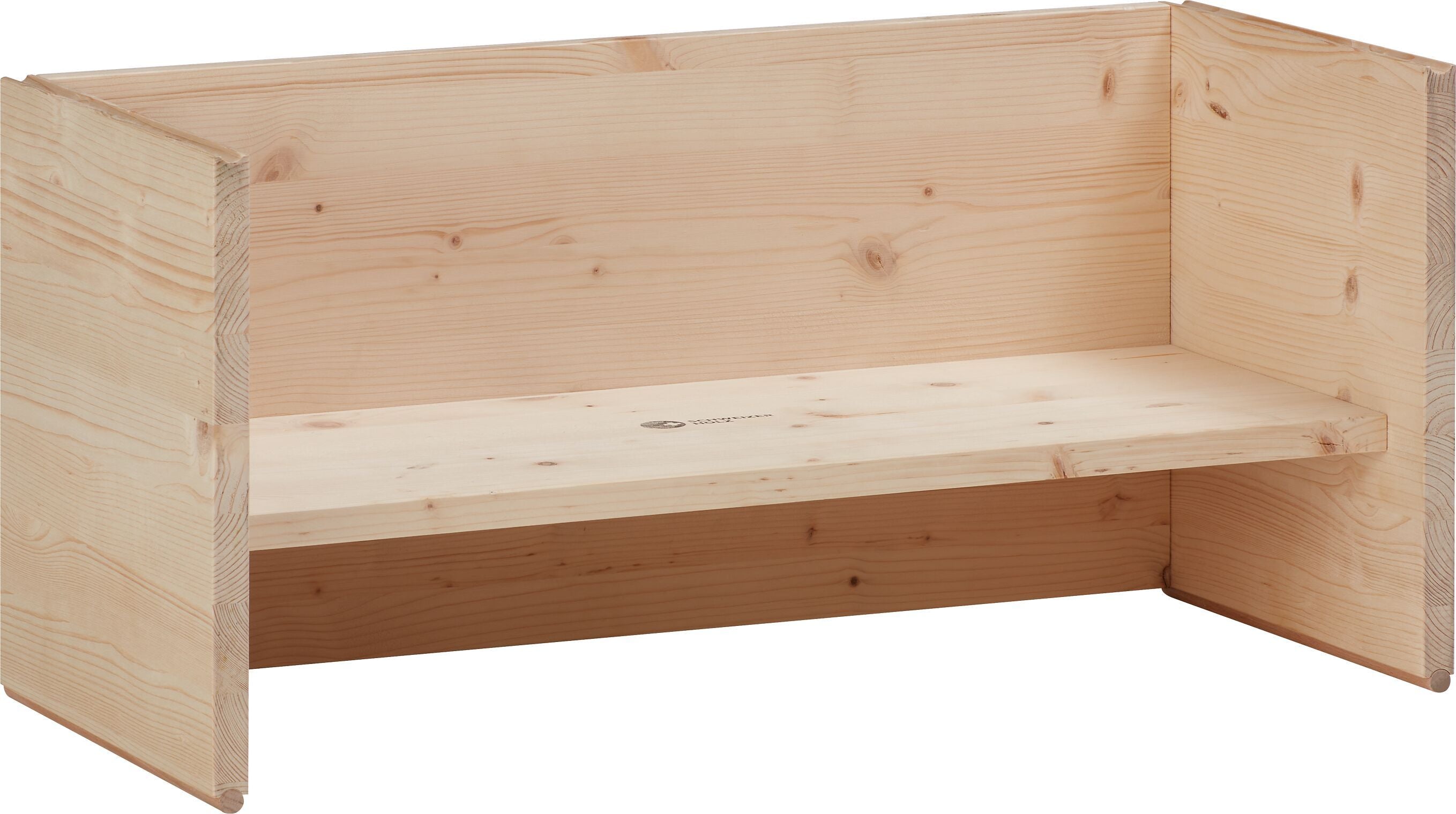 JON Kinder-Stapelbank - Natur roh / B: 63.0 cm x T: 29.5 cm x H: 30.5 cm