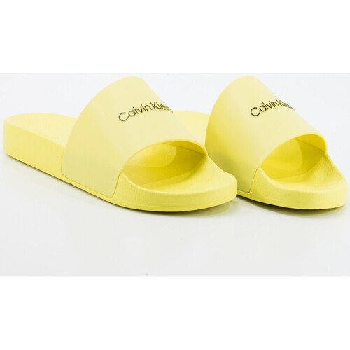 Calvin Klein Jeans - CHANCLASPOOL SLIDE RUBBER AMARILLO Amarillo