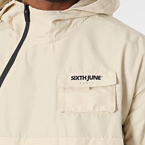 Veste Outdoor Capuche Beige