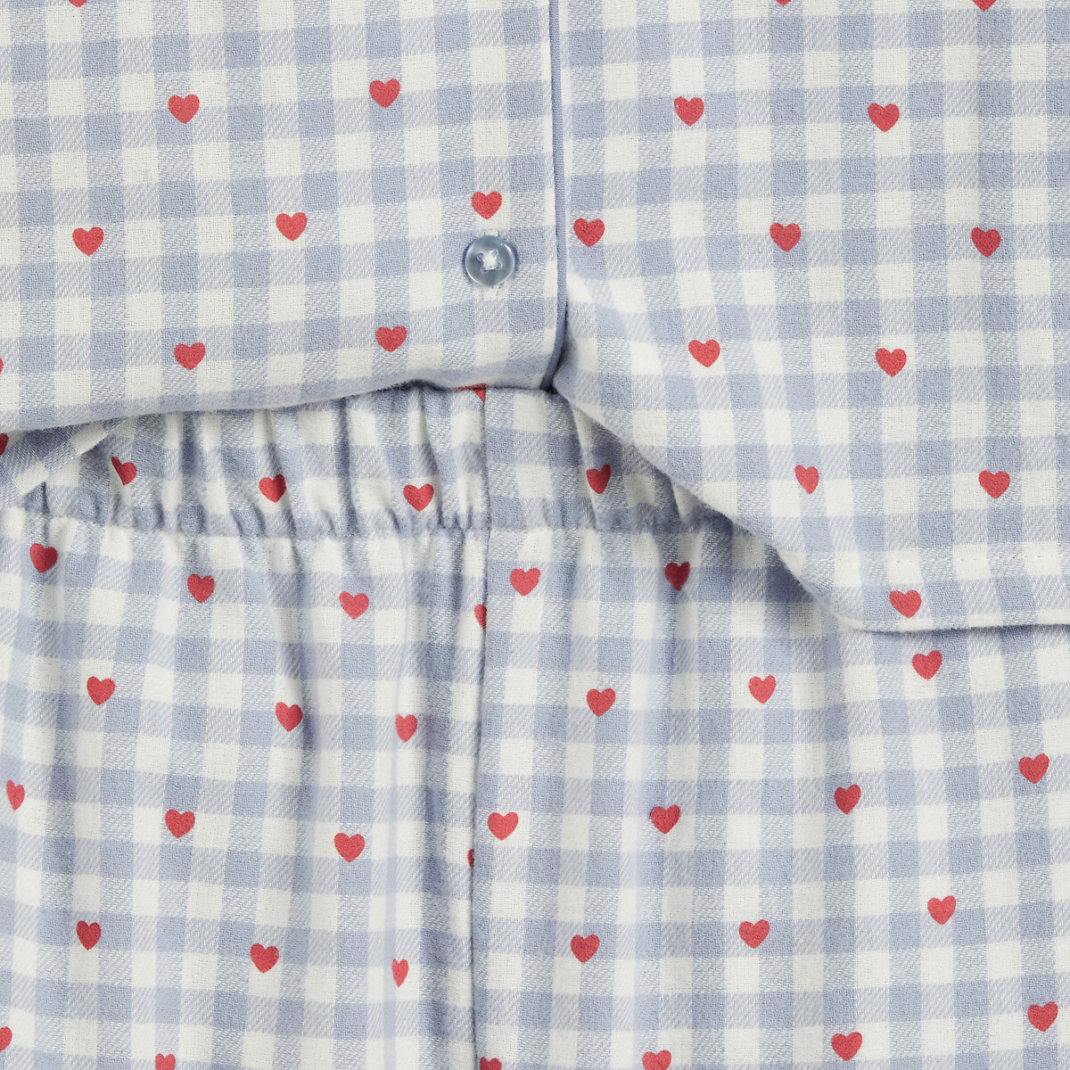 COLEÇÃO LA REDOUTE<br>Pijamas estilo avô, xadrez e corações
