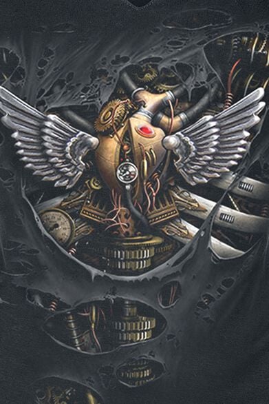 Steam Punk Ripped | Spiral Robe courte