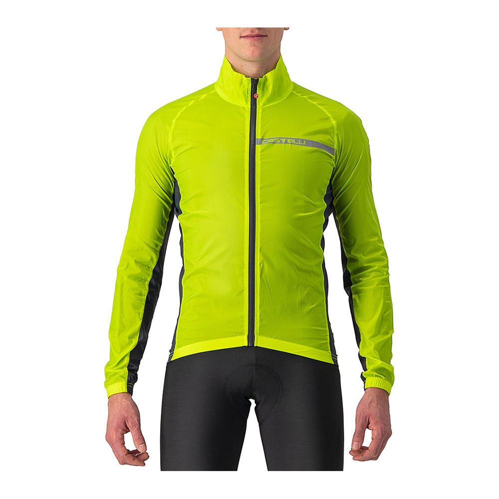 Castelli SQUADRA STRETCH - Veste Homme electric lime/dark gray