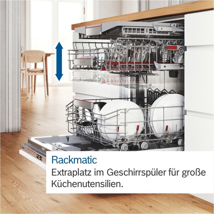 Bosch Einbau-Geschirrspüler Serie 4 SMI4EBS01D Edelstahl
