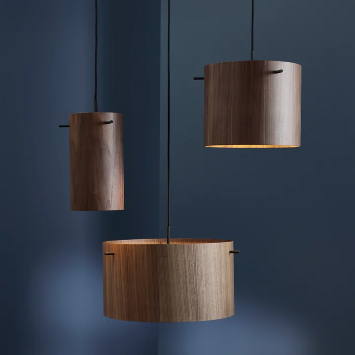 Frandsen - FM 1954 Pendelleuchte Ø 16 cm, Walnuss
