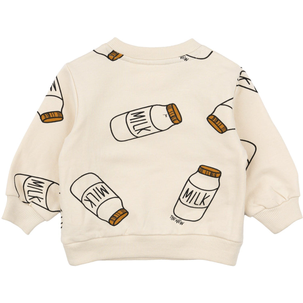 Køb THE NEW Siblings White Swan AOP Nilos Sweatshirt