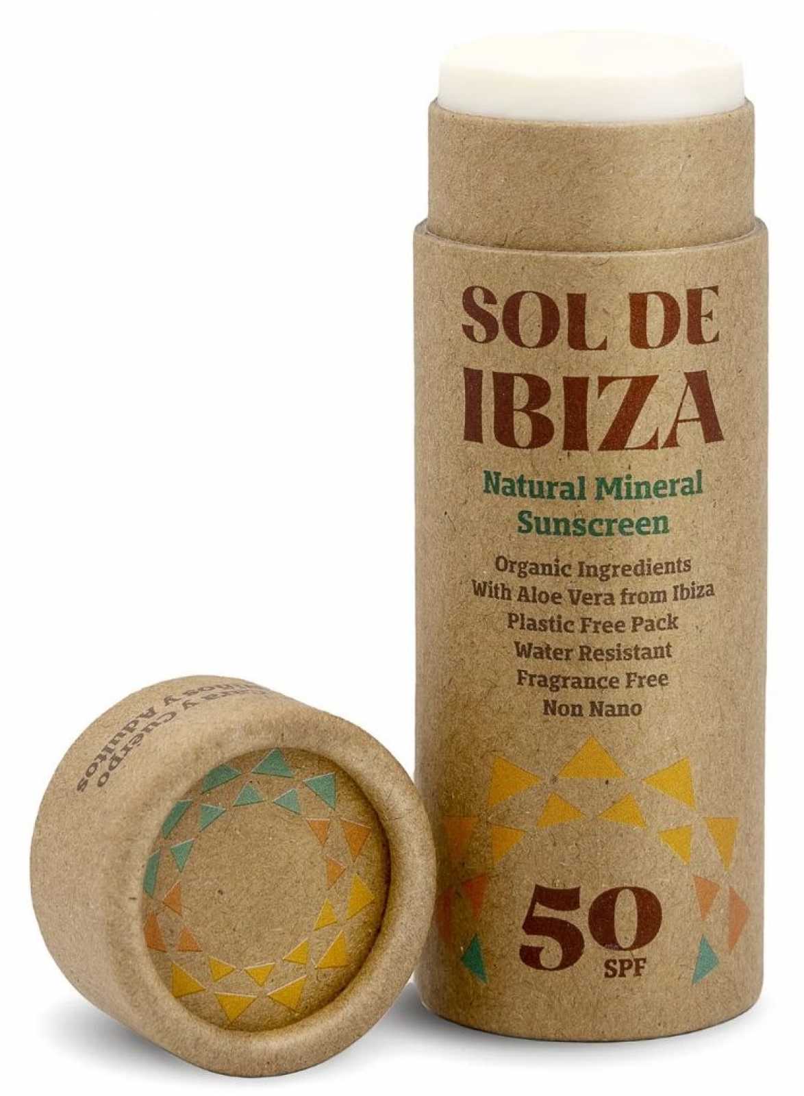Sol de Ibiza Crema Solar SPF 50 Stick-Barra 45 gramos