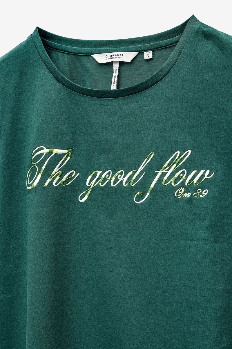 T-SHIRT COM PRINT