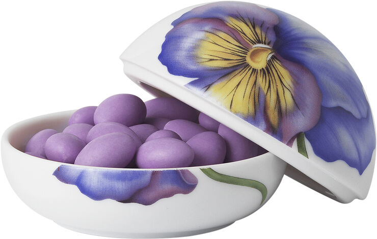 Royal Copenhagen Bonbonniere - Stedmoderblomst Multi