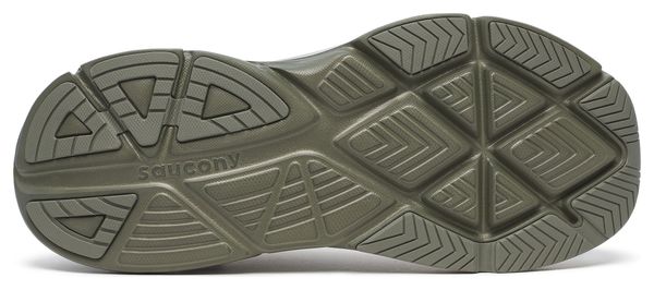 Chaussures Running Saucony Guide 18 Blanc/Kaki Homme