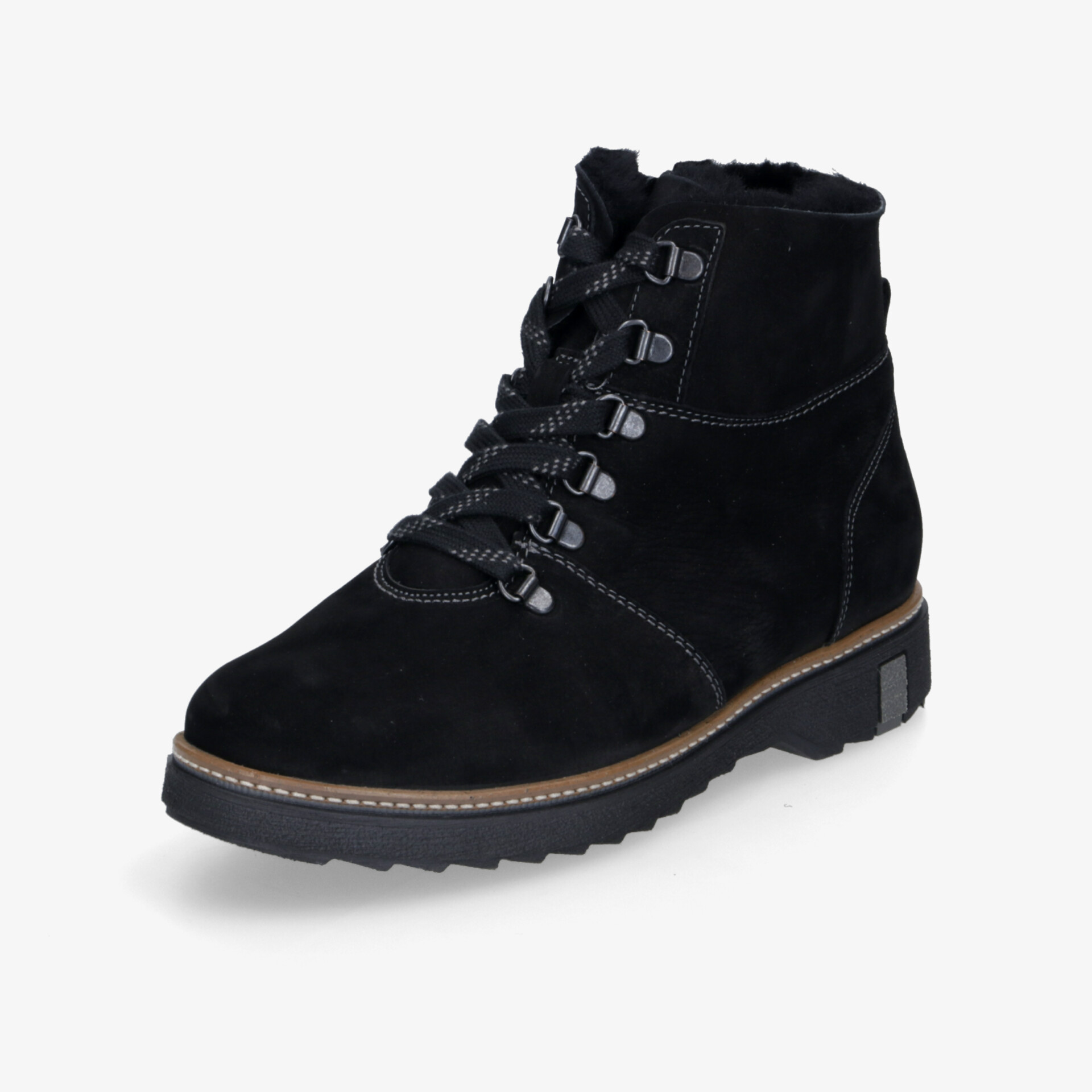 waldläufer Hitomi Bear Unisex Boots schwarz