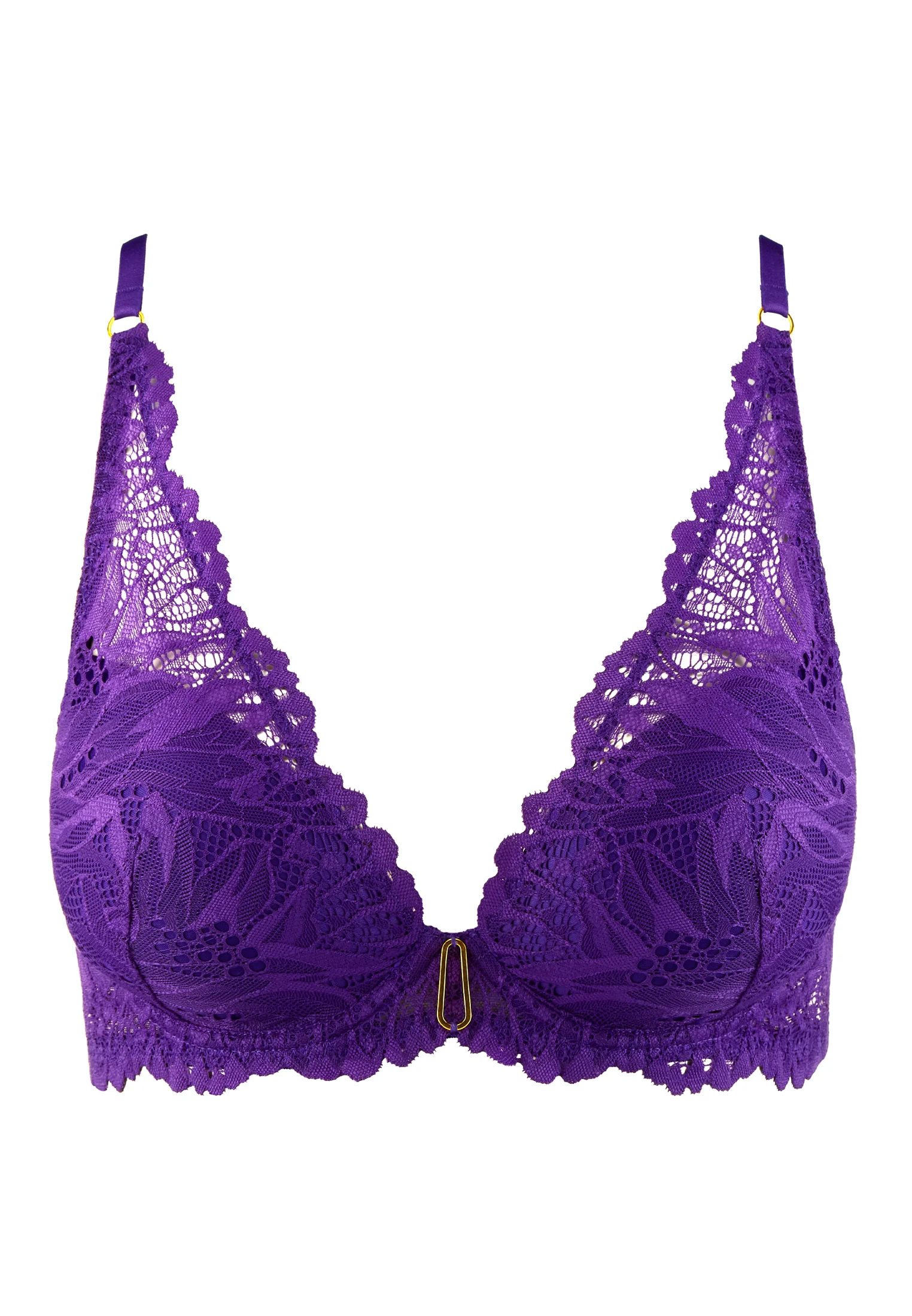 FLOWERMANIA - Soutien-gorge plunge foulard | Violet