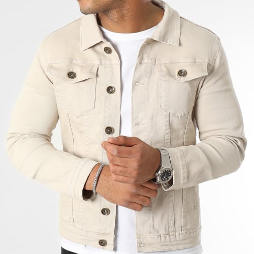 Veste Jean Super Slim Fit 0052 Denim Beige
