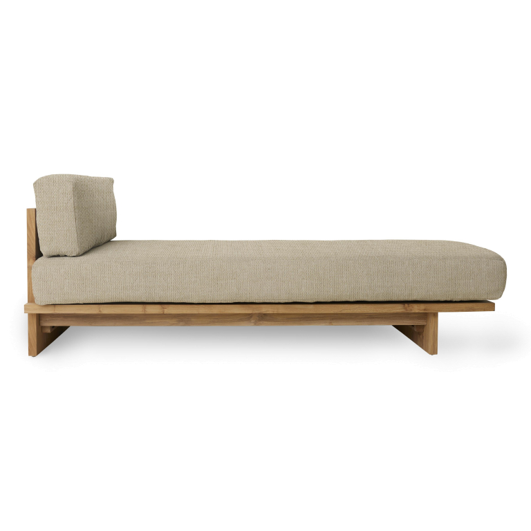 HKliving Outdoor Teak daybed natural