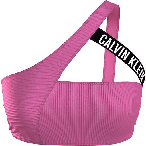 Calvin Klein One Shoulder Bikinitop, Bold Pink, XL
