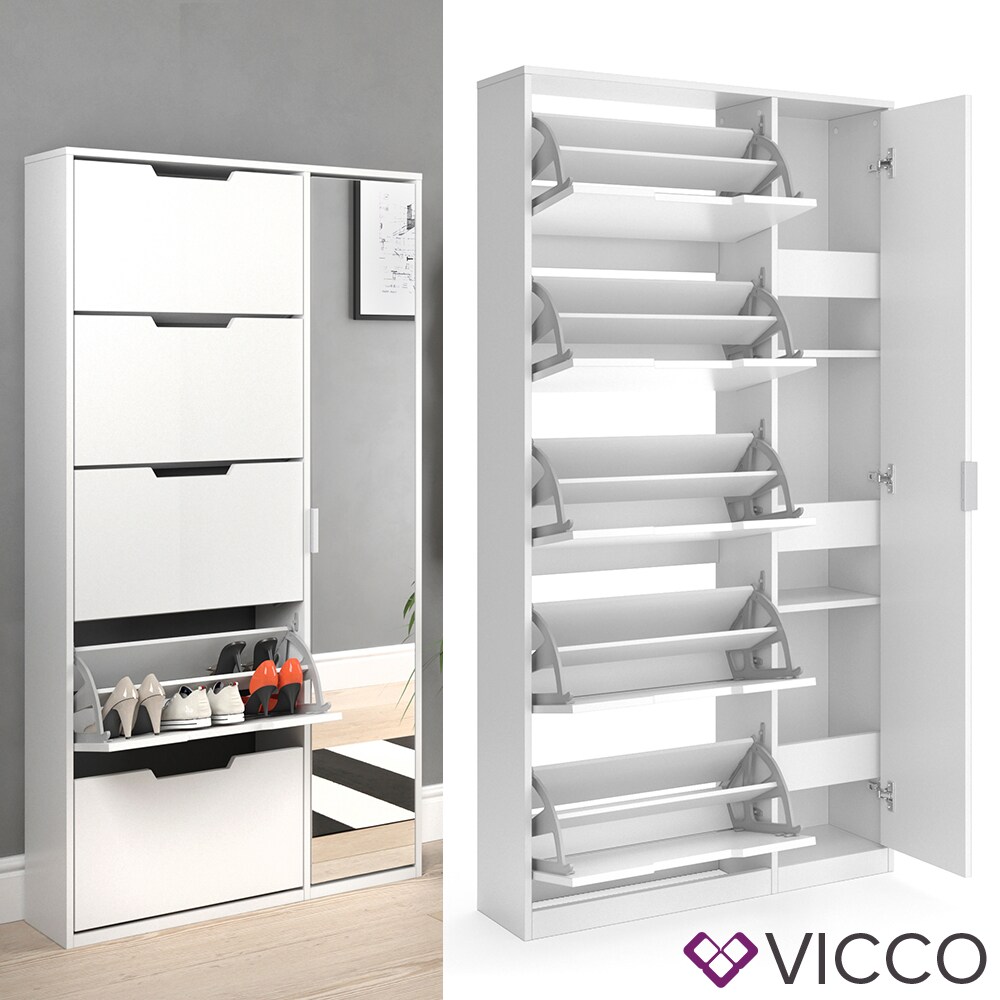 VICCO Schuhkipper LUCA groß 5 Fächer Schuhregal Schuhschrank Ständer