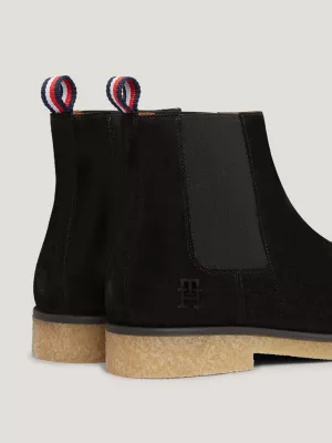 Botas Chelsea de camurça com monograma TH