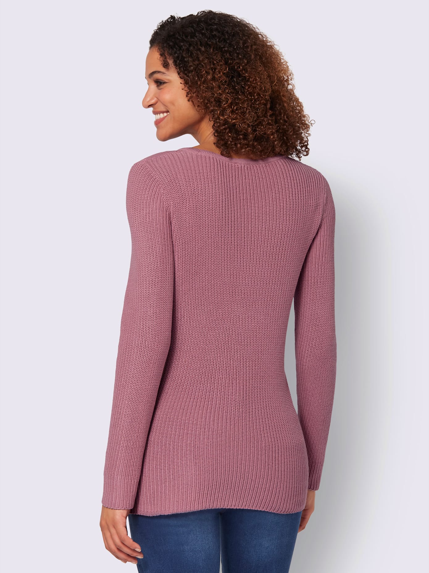 Pull encolure ronde 50% coton