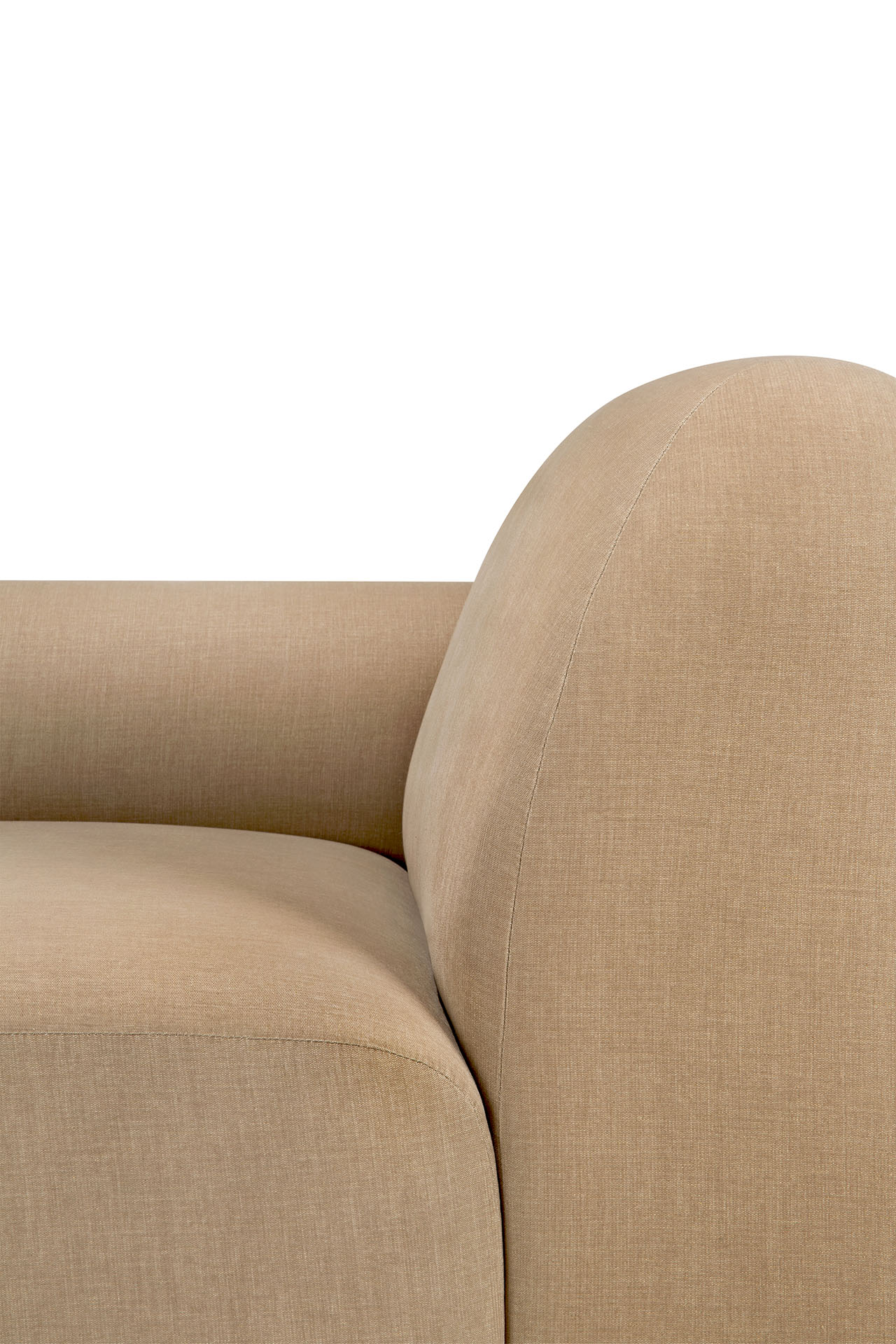 Bulky modulaire sofa - rechter hoek - light sepia