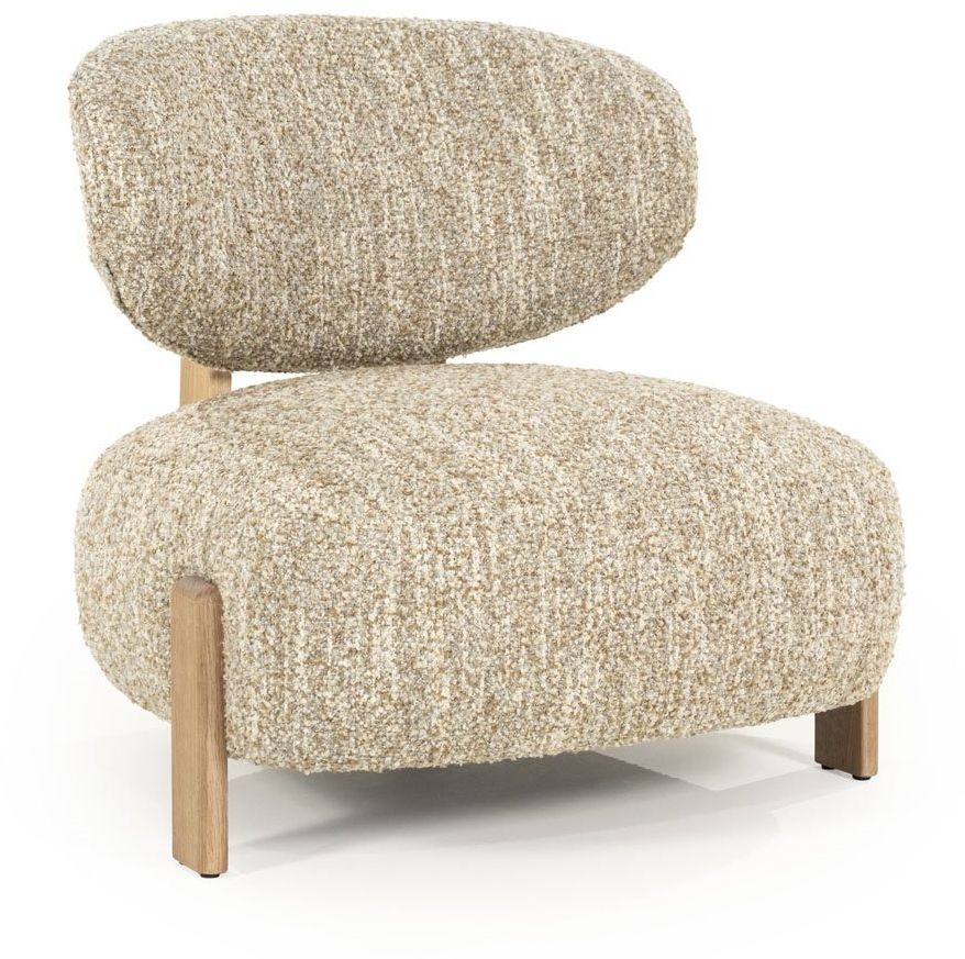 Fauteuil Reza Naturel, Beige van Eleonora