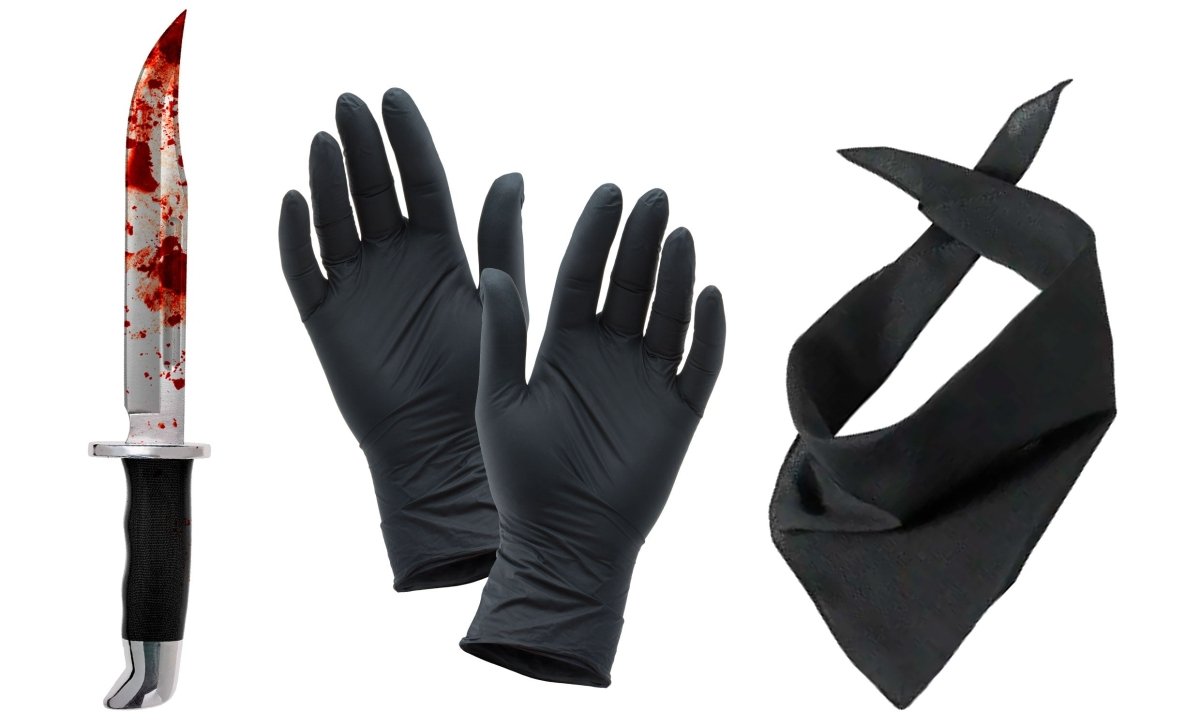 Halloween Accessoireset Killer 3 delig