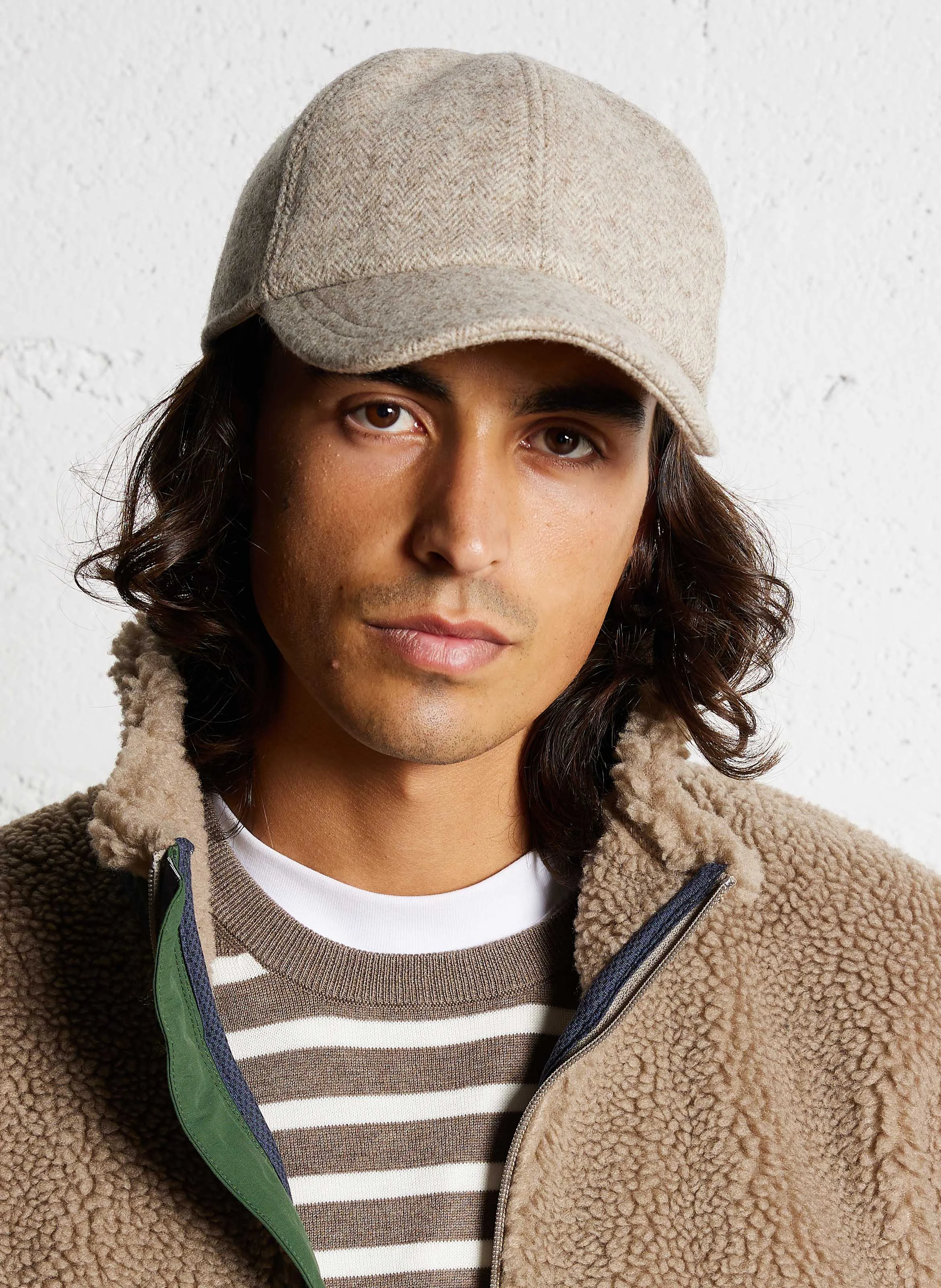 FABIEN - Casquette en laine| Beige