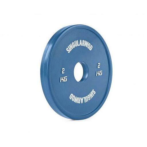 Disco de borracha de 2 kg para madeira individual