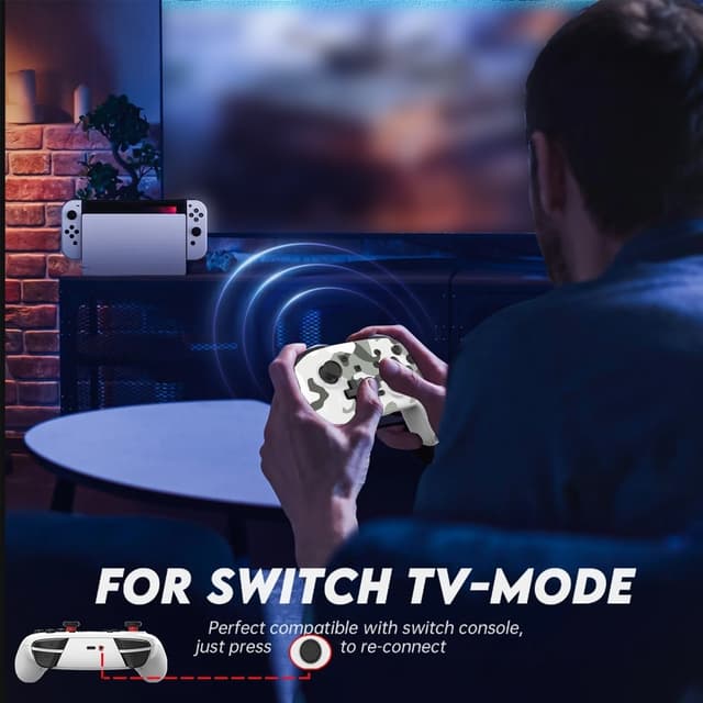 Kompatibel med Nintendo Switch Bluetooth Controller Gamepad Turbo Funktion