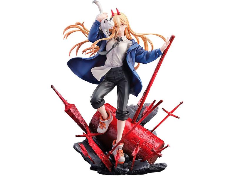 SEGA Goods Figur Power & Meowy 28 cm PVC-Statue