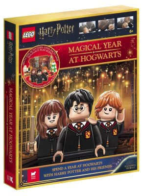 LEGO Harry Potter: Magical Year at Hogwarts (with 70 LEGO bricks, 3 minifigures, fold-out play scene and fun fact book) (Hardback)