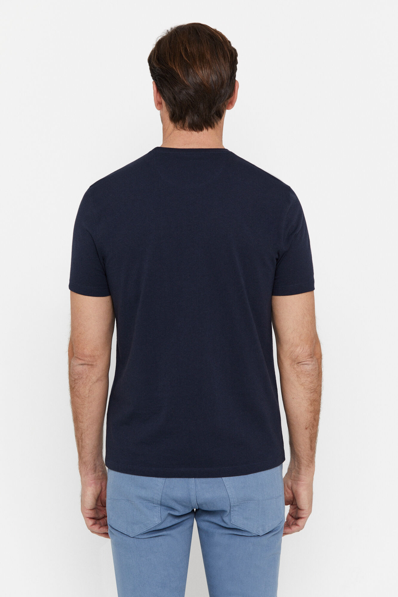 Camiseta básica - Azul marinho