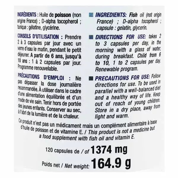 Eric Favre Wellness Ômega 3 Coração e Cérebro 120 cápsulas
