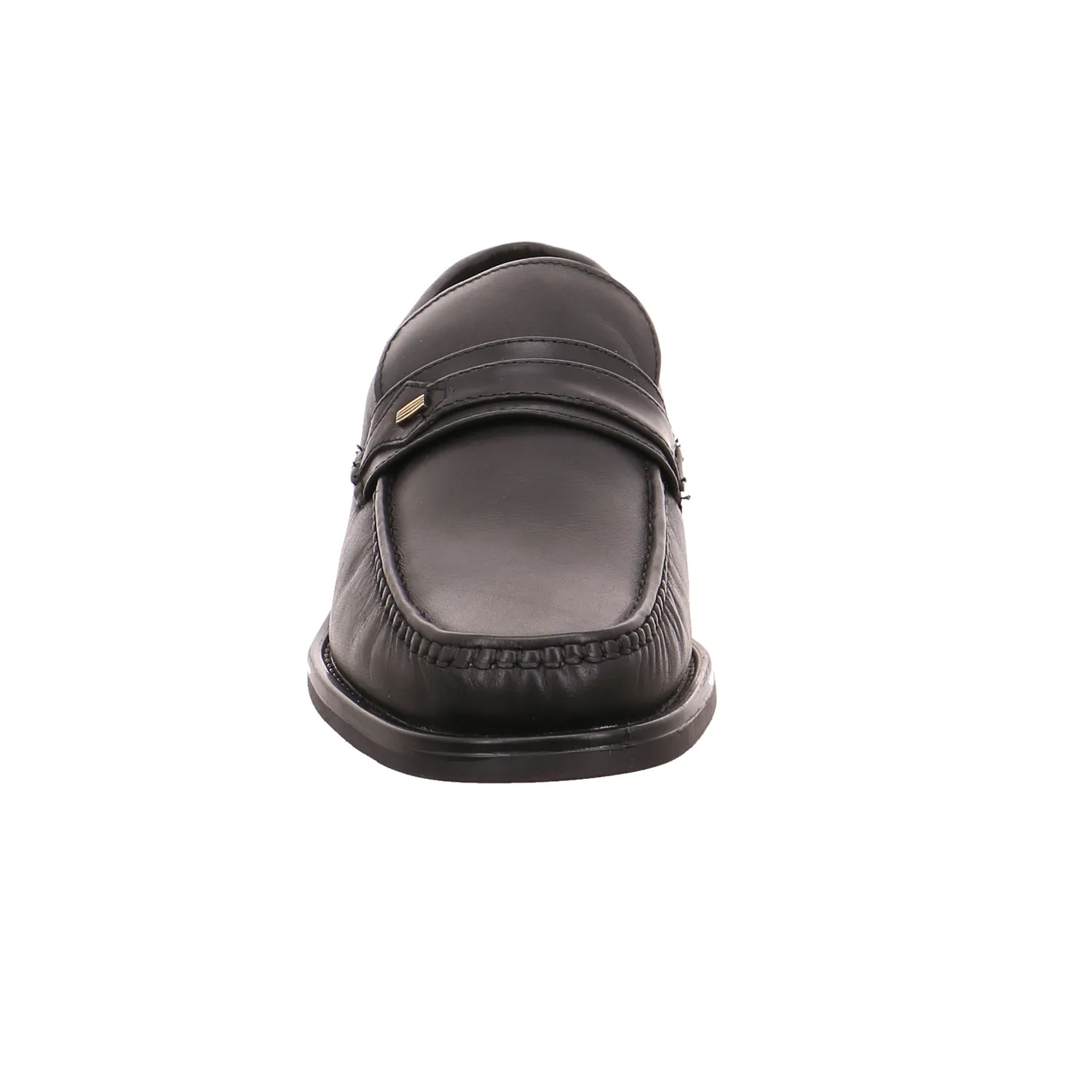MANAGER Halbschuh-Schlüpfer Schwarz Leder