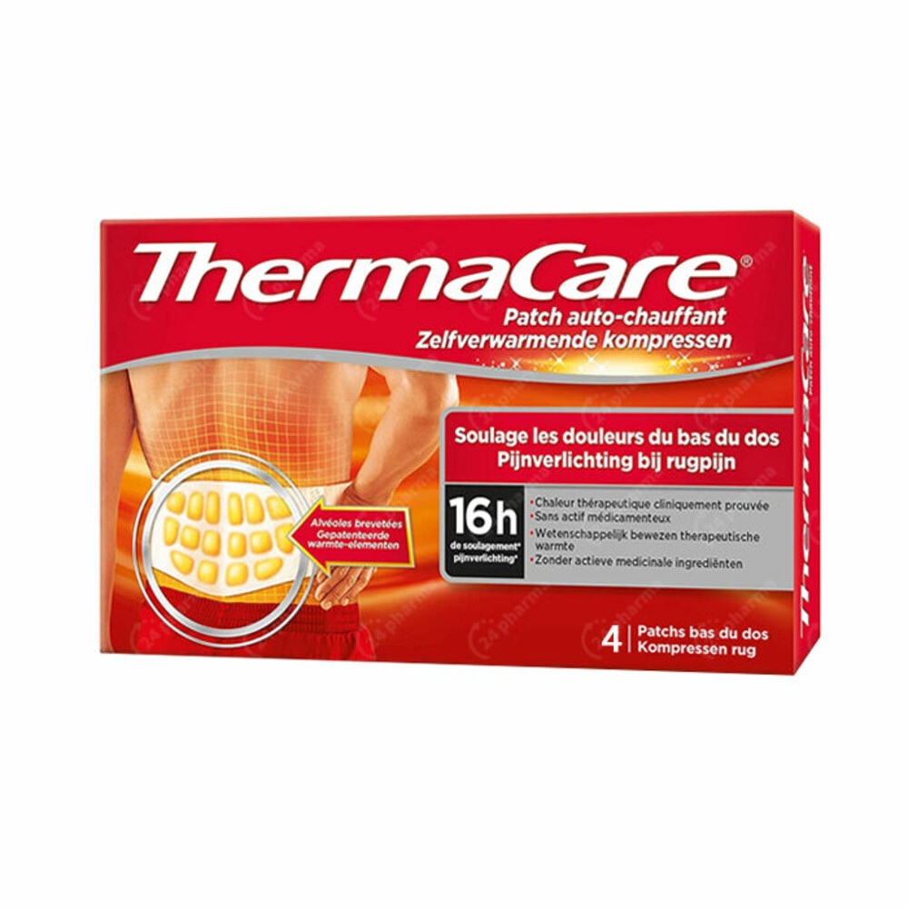 Thermacare Promopack Rugpijn Verlichting4 stuks