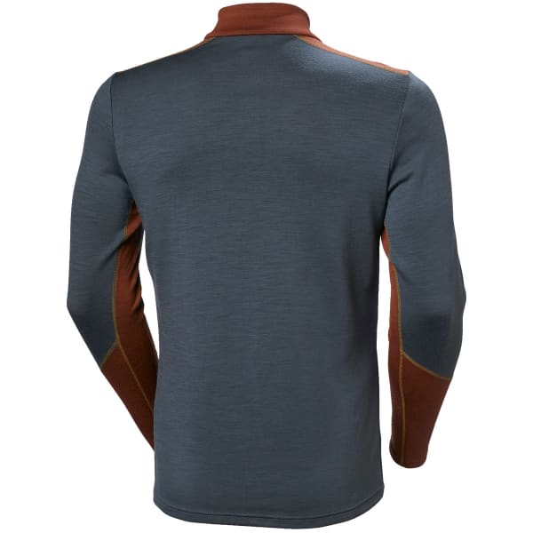 T-shirt thermique HELLY HANSEN LIFA MERINO MIDWEIGHT 1/2 ZIP ALPINE FROST