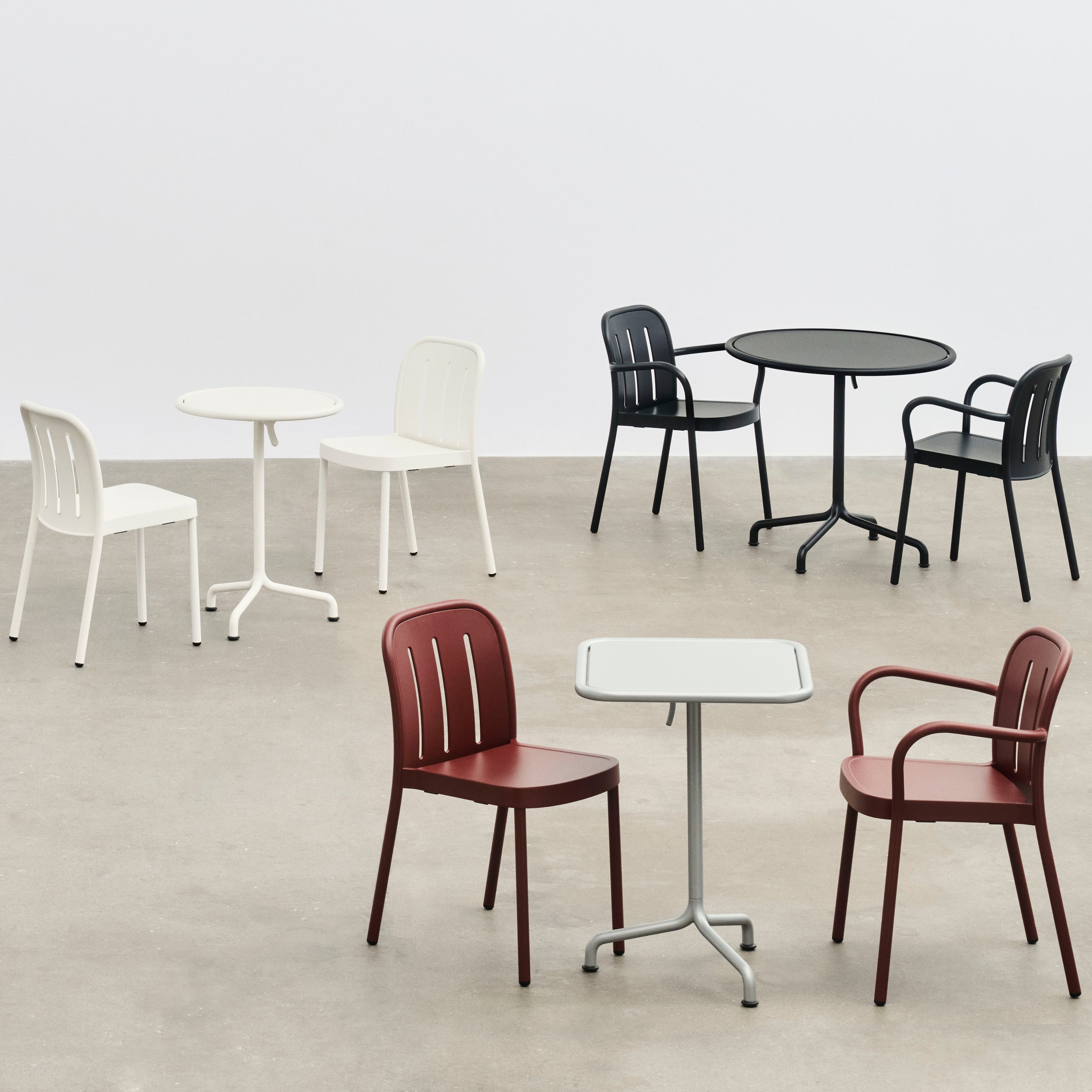 HAY Deville Tuinstoel - Iron Red
