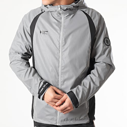 Ensemble De Survetement Queens Gris Noir Réfléchissant