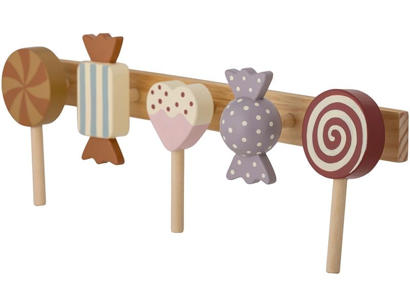 Bloomingville Garderobe Rudy 42 x 14 x7 cm Braun, MDF Garderobe mit Haken