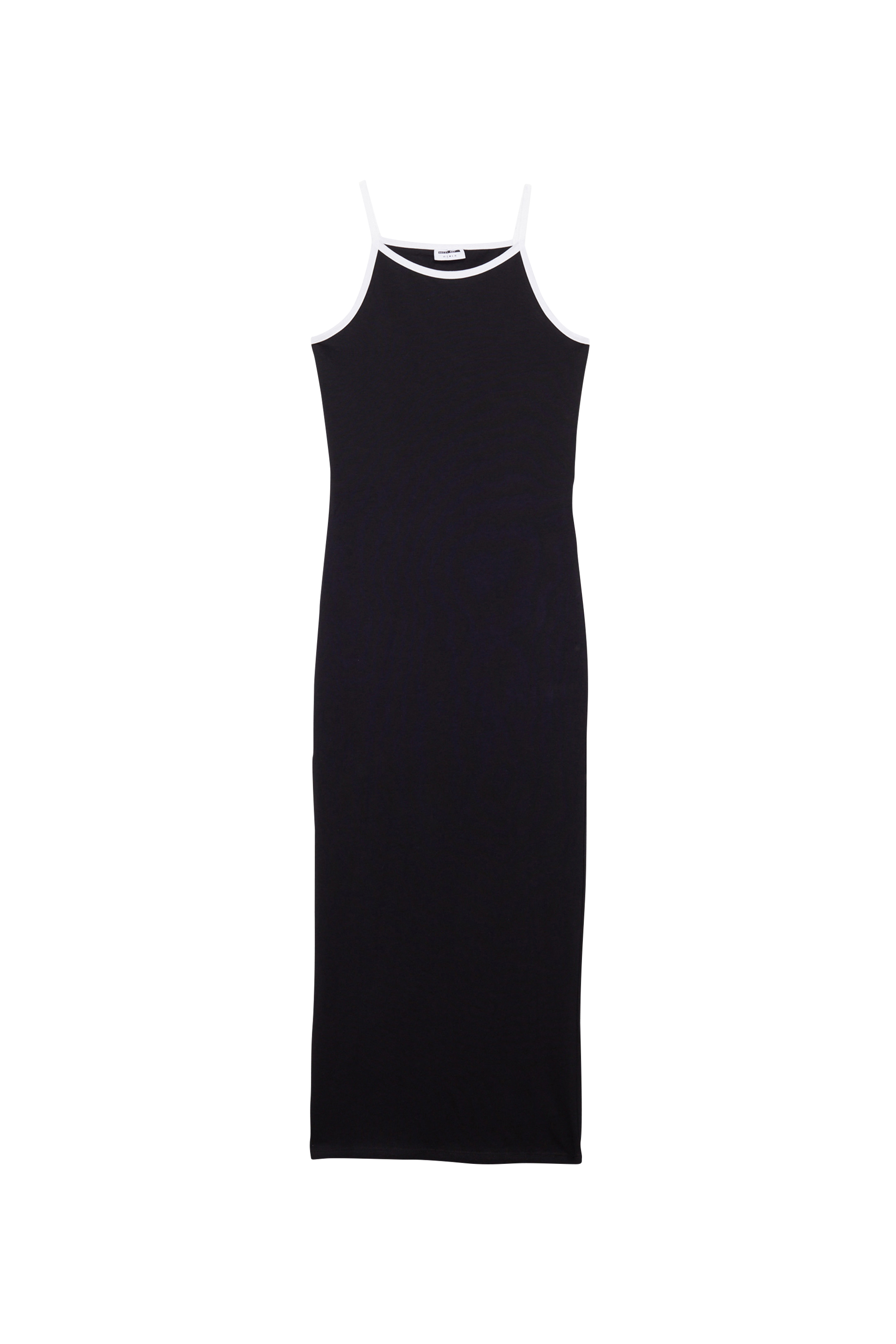 NOISY MAY Robe NMKARIN S/L CONTRAST BODYCON DRESS LAB Noir