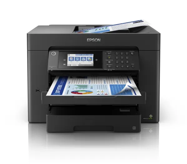 Epson WorkForce WF-7840DTWF - Multifunktionsprinter - farve - blækprinter - A3 (297 x 420 mm) (original) - A3 (medie) - op til 25 spm (udskriver) - 550 ark - 33.6 Kbps - USB 2.0, LAN, Wi-Fi(n), USB vært