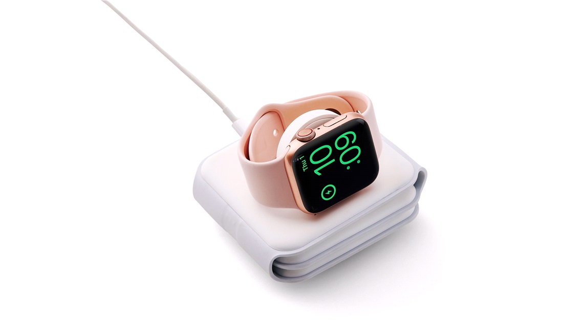 Foldbar 3i1 trådløs oplader