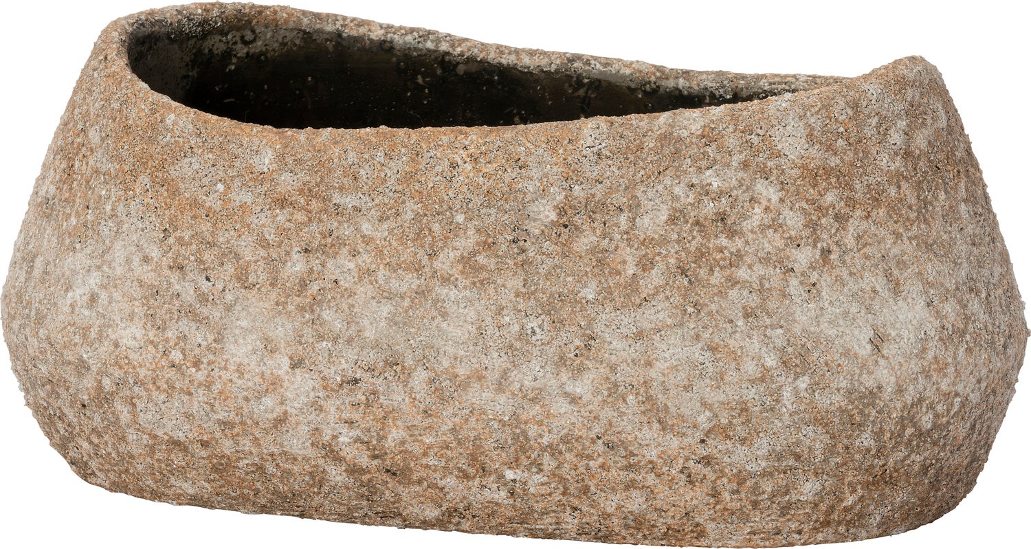 Intratuin bloempot Skye beige 33 x 20 x 15 cm