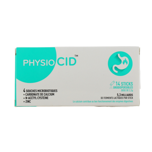 ImmuBio PhysioCID - Bon Fonctionnement des Enzymes Digestives
