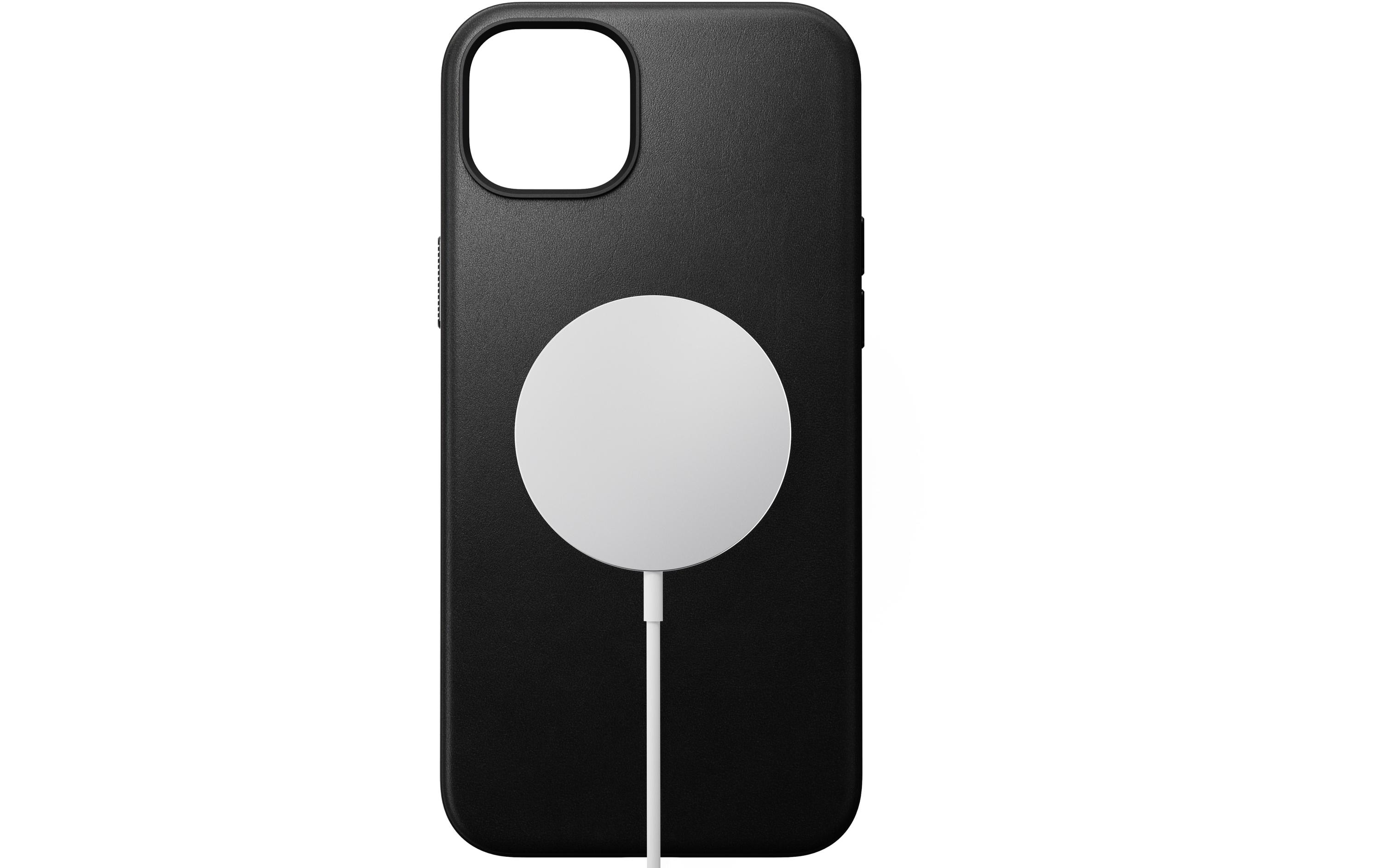 Back Cover Modern Leather iPhone 15 Plus SchwarzModerne Schutzhülle aus Leder für das Apple iPhone 15 Plus