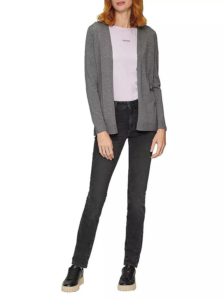 S.OLIVER Strickjacke  grau