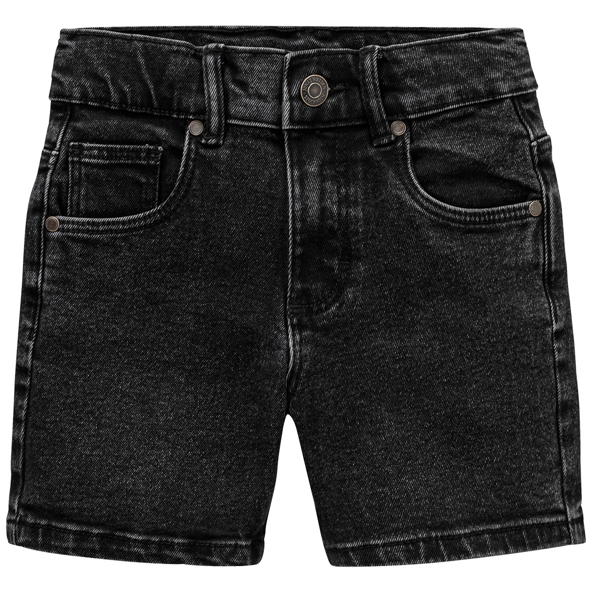 Jonas Nielsen Jungen Jeansshorts in Denim-Optik dunkelgrau