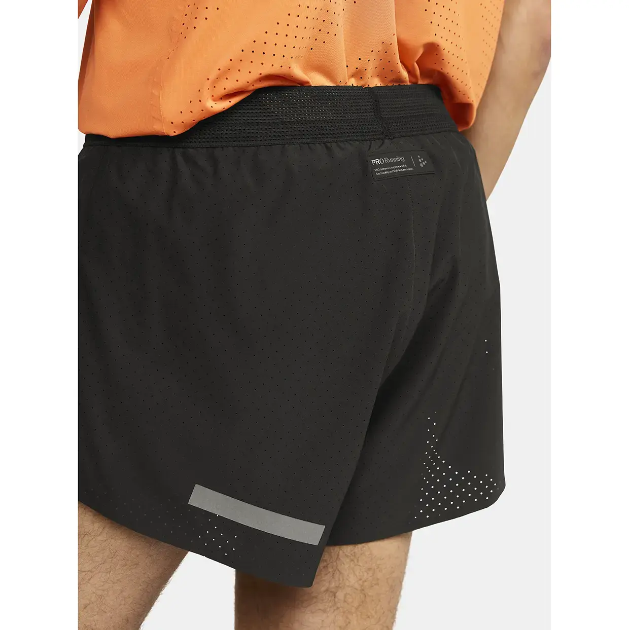 Craft Pro Hypervent Split 2 Hardloopbroek Kort Zwart Heren