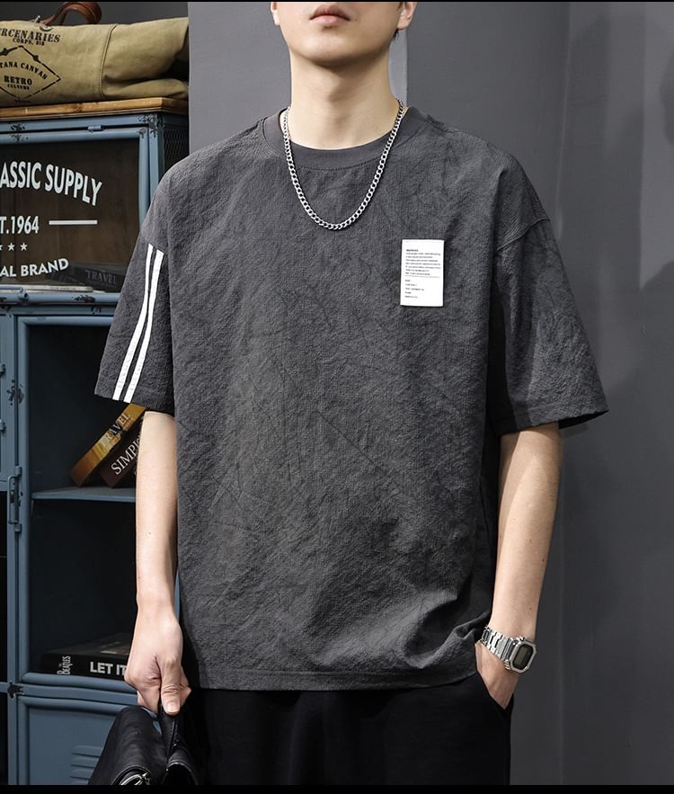 Nataro - T-shirt met korte mouwen en ronde hals en print